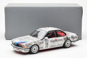 BMW 635 CSi E24 #11 D. Quester / M. Tassin / M. Heger 24 Hours of Spa 1986 AUTOart 1:18 80430145826 Metal — zdjęcie 8 z 8