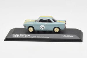 BMW 700 Sport #64 Hulbusch / Stausberg 12 Hours of Nurburgring 1961 Minichamps 1:43 400612364 Metal