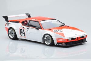 BMW M1 Equipe Dominique Lacaud #84 H. Stuck / Burger / D. Lacaud 24 Hours of Le Mans 1980 Minichamps 1:18 155802984 Metal — zdjęcie 4 z 6