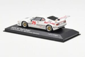 BMW M1 IMSA #25 Red Lobster Cowart / Miller LA Times Grand Prix Winner 1981 Minichamps 1:43 430812525 Metal — zdjęcie 3 z 4