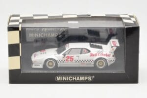 BMW M1 IMSA #25 Red Lobster Cowart / Miller LA Times Grand Prix Winner 1981 Minichamps 1:43 430812525 Metal — zdjęcie 4 z 4
