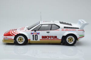 BMW M1 Motul #10 B. Darniche / A. Mahe Rally Tour de Corse 1982 IXO 1:18 18RMC114 Metal — zdjęcie 3 z 6