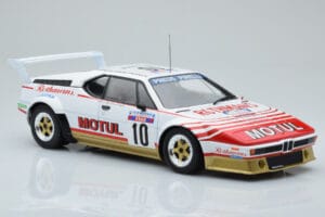 BMW M1 Motul #10 B. Darniche / A. Mahe Rally Tour de Corse 1982 IXO 1:18 18RMC114 Metal — zdjęcie 4 z 6