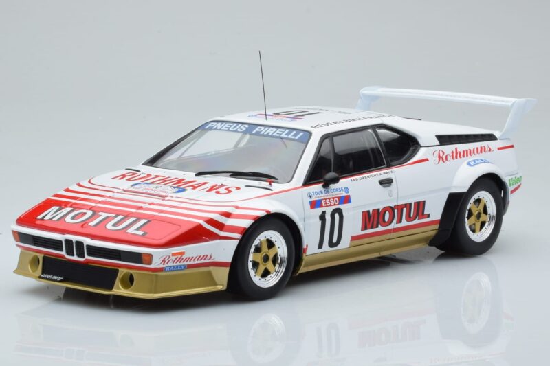 BMW M1 Motul #10 B. Darniche / A. Mahe Rally Tour de Corse 1982 IXO 1:18 18RMC114 Metal