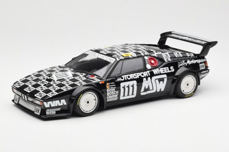 BMW M1 #111 Team MK Motorsport J-L. Witmeur / Krankenberg / Libert 24 Hours of Le Mans 1986 Minichamps 1:18 180862911 Metal