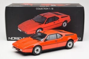 BMW M1 Pomarańczowy Metalik Norev 1:18 183222 Metal — zdjęcie 8 z 8