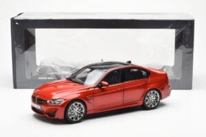 BMW M3 Competition F80 Sakhir Pomarańczowy Norev 1:18 80432411553 Metal — zdjęcie 8 z 8