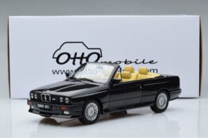 BMW M3 E30 Kabriolet Czarny Otto 1:18 OT1012 Żywica — zdjęcie 6 z 6