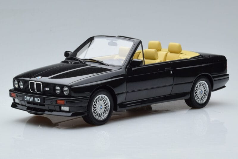 BMW M3 E30 Kabriolet Czarny Otto 1:18 OT1012 Żywica