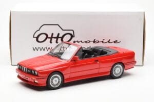 BMW M3 E30 Kabriolet Czerwony Otto 1:18 OT077 Żywica — zdjęcie 6 z 6