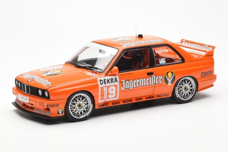 BMW M3 E30 #19 A. Hahne Jägermeister DTM 1992 AUTOart 1:18 89248 Metal