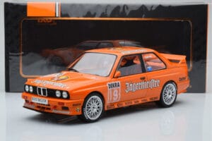 BMW M3 E30 Jagermeister #19 A. Hahne DTM Nurburgring 1992 IXO 1:18 18RMC082A Metal — zdjęcie 6 z 6
