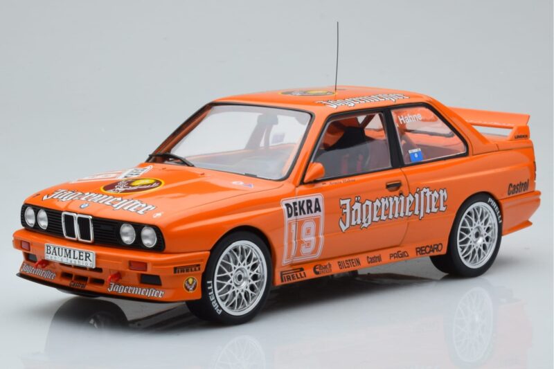 BMW M3 E30 Jagermeister #19 A. Hahne DTM Nurburgring 1992 IXO 1:18 18RMC082A Metal