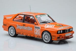BMW M3 E30 Jagermeister #20 W. Gardner DTM Nurburgring 1992 IXO 1:18 18RMC082B Metal — zdjęcie 4 z 6