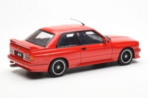 BMW M3 E30 Sport Evolution Cecotto Edition Czerwony AUTOart 1:18 70566 Metal — zdjęcie 3 z 8