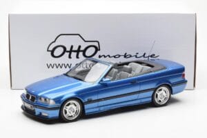 BMW M3 E36 Kabriolet Niebieski Otto 1:18 OT279 Żywica — zdjęcie 5 z 5