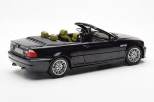 BMW M3 E46 Kabriolet Czarny Kyosho 1:18 80430024431 Metal — zdjęcie 3 z 8