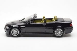 BMW M3 E46 Kabriolet Czarny Kyosho 1:18 80430024431 Metal — zdjęcie 4 z 8