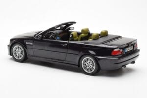 BMW M3 E46 Kabriolet Czarny Kyosho 1:18 80430024431 Metal — zdjęcie 7 z 8