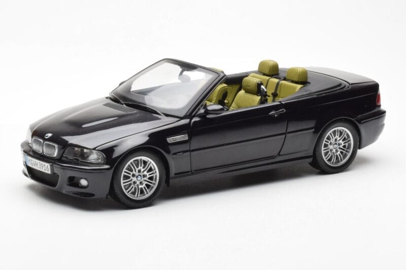 BMW M3 E46 Kabriolet Czarny Kyosho 1:18 80430024431 Metal