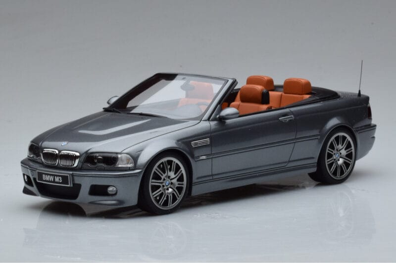 BMW M3 E46 Kabriolet Szary Otto 1:18 OT1006 Żywica