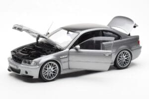 BMW M3 E46 CSL Szary Kyosho 1:18 80430302734 Metal — zdjęcie 2 z 8