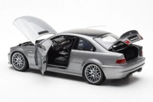 BMW M3 E46 CSL Szary Kyosho 1:18 80430302734 Metal — zdjęcie 5 z 8