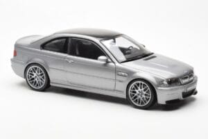 BMW M3 E46 CSL Szary Kyosho 1:18 80430302734 Metal — zdjęcie 6 z 8
