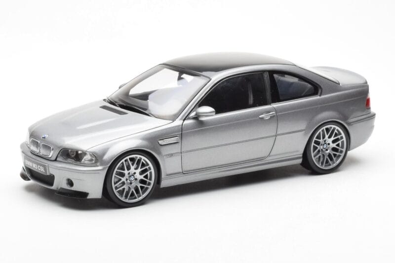 BMW M3 E46 CSL Szary Kyosho 1:18 80430302734 Metal