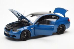 BMW M3 E92 Laguna Seca Blue Kyosho 1:18 08734LBL Metal — zdjęcie 2 z 8