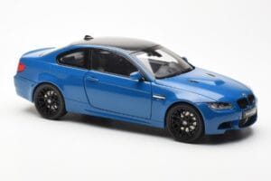 BMW M3 E92 Laguna Seca Blue Kyosho 1:18 08734LBL Metal — zdjęcie 6 z 8