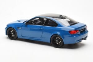 BMW M3 E92 Laguna Seca Blue Kyosho 1:18 08734LBL Metal — zdjęcie 7 z 8