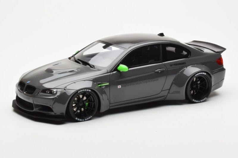 BMW M3 E92 LBWK Liberty Walk Szary GT Spirit 1:18 GT127 Żywica