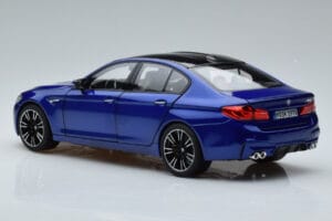 BMW M5 F90 Marina Bay Niebieski Norev 1:18 80432454783 Metal — zdjęcie 6 z 7