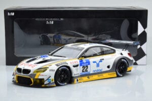 BMW M6 GT3 Rowe Racing #98 A. Graf / R. Westbrook / N. Catsburg / N. Paltalla 24 Hours of Nurburgring 2016 Minichamps 1:18 15 — zdjęcie 6 z 6