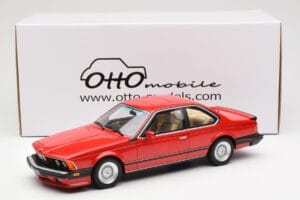 BMW M635 CSi E24 Henna Czerwony Otto 1:18 OT1018 Żywica — zdjęcie 6 z 6