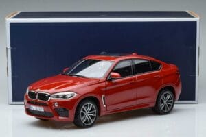 BMW X6M F86 Czerwony Norev 1:18 183242 Metal — zdjęcie 7 z 7