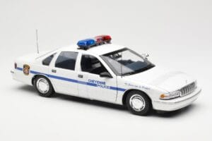Chevrolet Caprice Cheyenne Policja UT Models 1:18 21025 Metal — zdjęcie 4 z 6
