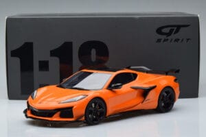 Chevrolet Corvette C8 Z06 Pomarańczowy GT Spirit 1:18 GT417 Żywica — zdjęcie 6 z 6