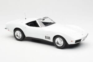 Chevrolet Corvette C3 Kabriolet Can-Am Biały Norev 1:18 189038 Metal — zdjęcie 4 z 6