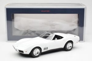 Chevrolet Corvette C3 Kabriolet Can-Am Biały Norev 1:18 189038 Metal — zdjęcie 6 z 6