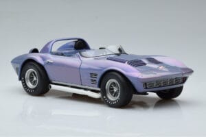 Chevrolet Corvette Grand Sport Roadster Laguna Seca Błękitny Exoto 1:18 EXPRM00080 Metal — zdjęcie 5 z 9