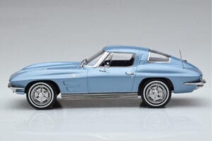 Chevrolet Corvette C2 Sting Ray Niebieski Norev 1:18 189050 Metal — zdjęcie 3 z 6