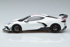 Chevrolet Hennessey Corvette C8 Arctic Biały GT Spirit 1:18 GT317 Żywica — zdjęcie 3 z 6