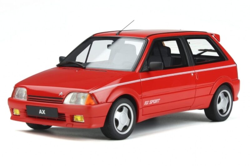 Citroen AX Sport Czerwony Otto 1:18 OT799 Żywica