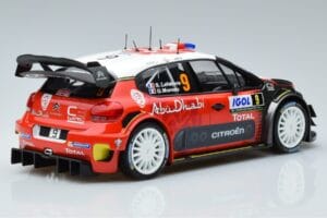Citroen C3 WRC #9 S. Lefebvre / G. Moreau Tour de Corse 2017 Norev 1:18 181633 Metal — zdjęcie 2 z 6