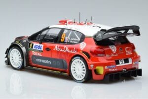 Citroen C3 WRC #9 S. Lefebvre / G. Moreau Tour de Corse 2017 Norev 1:18 181633 Metal — zdjęcie 5 z 6