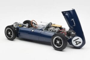 Cooper T51 Climax #14 S. Moss Italian GP Winner 1959 Schuco 1:18 450032600 Metal — zdjęcie 5 z 8