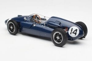 Cooper T51 Climax #14 S. Moss Italian GP Winner 1959 Schuco 1:18 450032600 Metal — zdjęcie 7 z 8