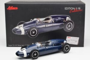 Cooper T51 Climax #14 S. Moss Italian GP Winner 1959 Schuco 1:18 450032600 Metal — zdjęcie 8 z 8
